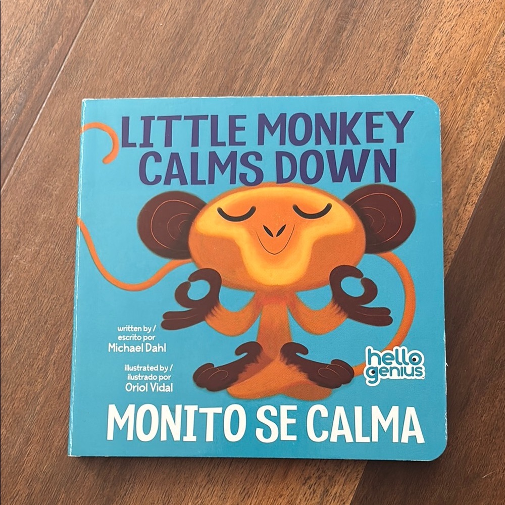 Little Monkey Calms Down Board Book